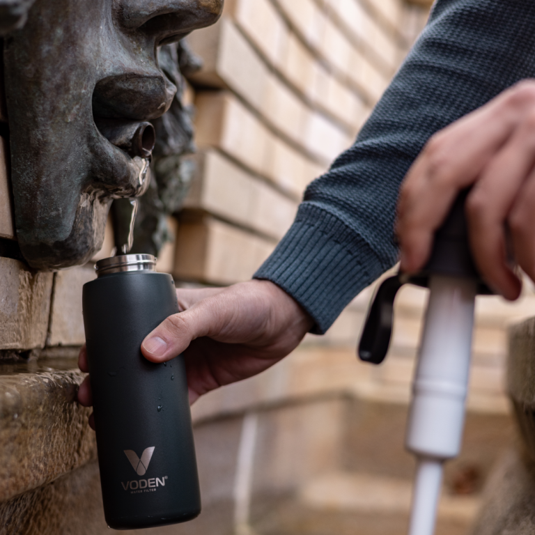 Voden Shishe me Filtër – Forest Green 0.5 L flasica sa filterom Voden 500ml i2 Voden Shishe me Filtër – Forest Green 0.5 L