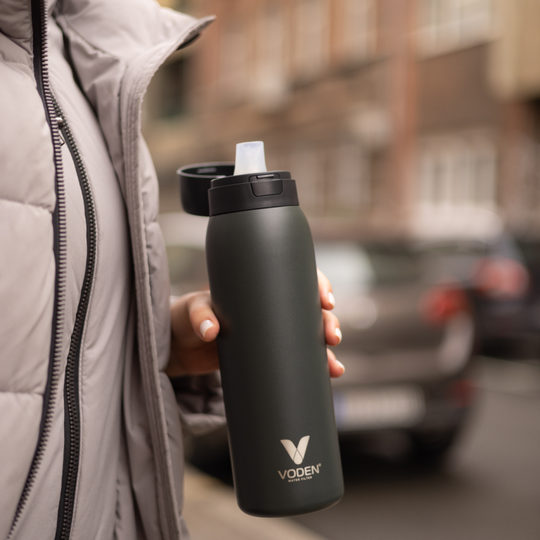 Voden Shishe me Filtër – Forest Green 0.5 L flasica sa filterom Voden 750ml zena Voden Shishe me Filtër – Forest Green 0.5 L