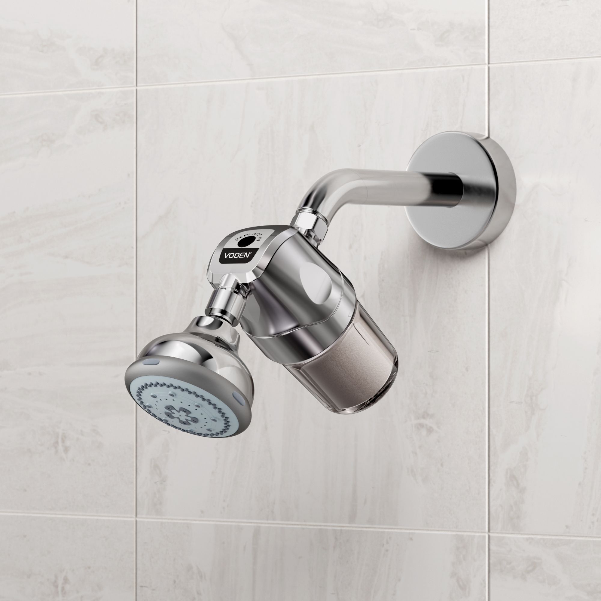 Rubineti i vaskës – Kokë e dushit ROZË